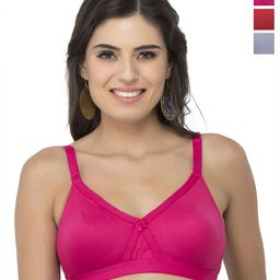 College Girl cg1304 Women Pack Of 3 Full Coverage Lightly Padded Bra-image-87