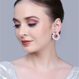 OPUS GEMS Artificial Stones Studded Circular Shaped Studs-image-63