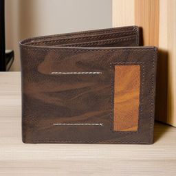 Metronaut Men Textured Two Fold Wallet-2