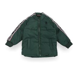 U.S. Polo Assn. Kids Boys Brand Logo Striped Puffer Jacket-picture-32