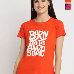 Dreambe Women Typography Printed T-shirt-picture-37
