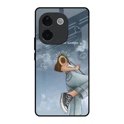 QRIOH Floral Printed IQOO Z9s Pro 5G Back Case Mobile Accessories-image-14