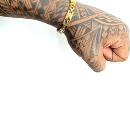 Dynamic Retail Global Men Gold-Plated Link Bracelet-image-9