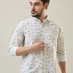 TIM PARIS Floral Printed Regular Fit Cotton Casual Shirt-picture-49