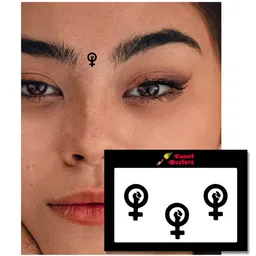 Comet Busters 10 Pcs Black Reusable Bindi image 3