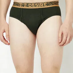 T.T. Mens Desire 100% Combed Cotton Front Open Brief Top Elastic Pack of 5 Assorted image 4