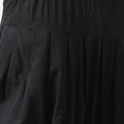 KISAH Men Black Kurta with Dhoti Pants & Nehru Jacket Set image 3