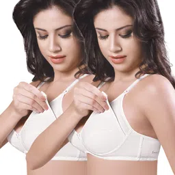 Sonari Pack of 2 White Maternity Bras-picture-26