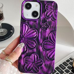 Luxury Kase Floral Printed iPhone 13 Back Case Mobile Accessories-image-53