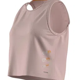 KIPRUN By Decathlon Solid Round Neck Sleeveless Polyester Regular Fit Sports Tank Top image 2