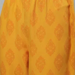 AURELIA Ethnic Motifs Embroidered Regular Thread Work Kurta With Palazzos & Dupatta image 2