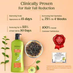TRICHUP Hair Fall Control Shampoo With Bhringraj - 640 ml image 3