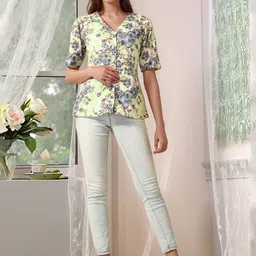 DressBerry Print Crepe Shirt Style Top-image-57