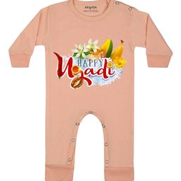 Arvesa Happy Ugadi Printed Bodysuit-image-26
