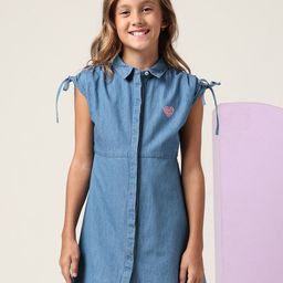 U.S. Polo Assn. Kids Fit & Flare Mini Dress-image-59