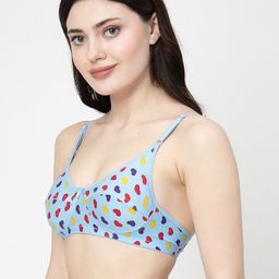 Docare Conversational Printed Full Coverage Non Padded Minimizer Bra- All Day Comfort image 3