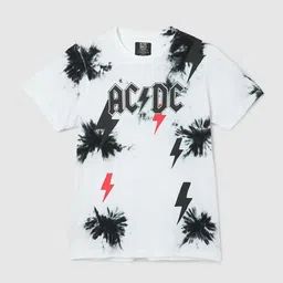 max Boys Floral Printed V-Neck Tropical Applique T-shirt-image-93