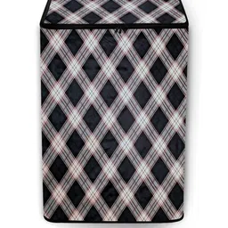 The Furnishing Tree Washing Machine Cover Checkered Pattern Cream Compatible for Whirlpool 7.5 Kg F-image-56