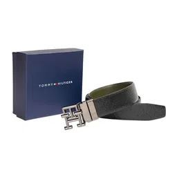 Tommy Hilfiger Men Textured Leather Reversible Formal Belt-image-38