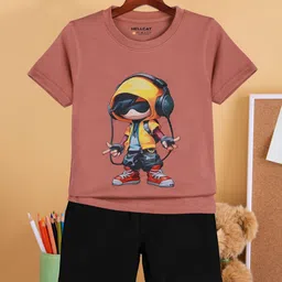 HELLCAT Boys Printed T-shirt with Shorts-image-77