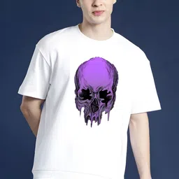 Streetsutra Men Graphic Printed Round Neck Cotton Oversized T-shirt-picture-40