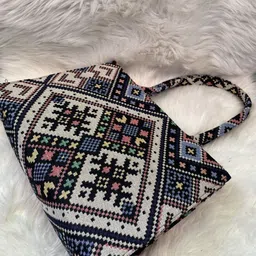 Ap ulike Printed Textured Oversized Structured Tote Bag image 2