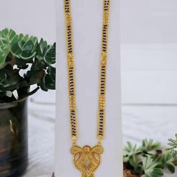 Ramdev Art Fashion Jwellery Brass Gold Plated Mangalsutra-image-78
