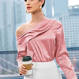 Stylecast X Slyck Women One Shoulder Cold-Shoulder Top-image-97