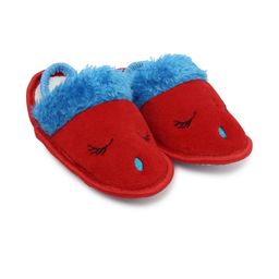 Neska Moda 6 To 12 Months Baby Boys & Girls Cotton Slipper Flip Flop Cum Sandal/ Booties (Toe to Heel Length - 12 cm, Red, Blue)-image-65