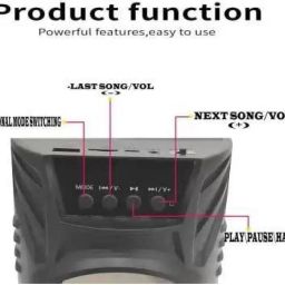 RECTITUDE Newest Ultra BASS Wireless Support FM,USB,SD, AUX with Karaoke mic 15 W Bluetooth Laptop/Desktop Speaker image 3