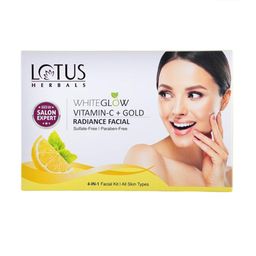 Lotus Herbals WhiteGlow 4 In 1Vitamin C Gold Radiance Facial Kit -228g-52