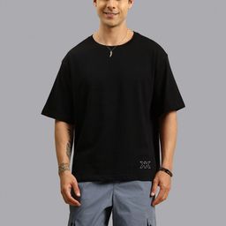 Kook N Keech Drop-Shoulder Sleeves Cotton Oversized T-shirt-picture-37