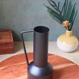 WEAVING HOMES Black Ceramic Flower Vases-image-37