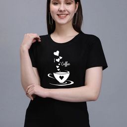 Moda Rapido Women Typography Printed Round Neck Cotton T-shirt-picture-12