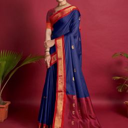 Dnyanada Woven Design Zari Paithani Saree-picture-58