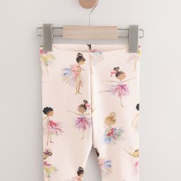 NEXT Infant Girls Graphic Printed Cropped Leggings-picture-19