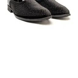 Bold Bunny Men Black Textured Leather Oxfords-picture-25