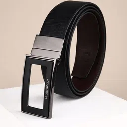 Allen Solly Men Textured Leather Reversible Formal Belt-picture-44
