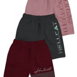 HELLCAT Boys Typography Printed Shorts-7