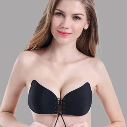 FIMBUL Lightly Padded Half Coverage Strapless Microfiber Push-Up Bra With All Day Comfort image 5