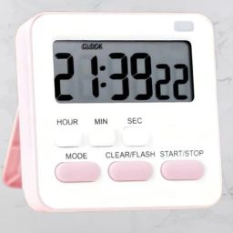 Digital White Clock-image-98