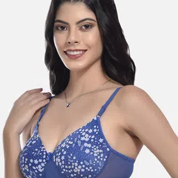 StyFun Pack Of 2 Printed Full Coverage Lightly Padded Non-Wired Bra With All Day Comfort image 3