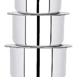 CA_1 Casserole Cook And Serve Kadhai Works Tope Patila Tapila Container Handi |Bowl Cookware Sets Pot Pan Cook |Pot Rice Biryani Serving Dining Table PO_1 Gas Stove Friendly Container/Tope/Cookware Friendly Tope/patila/cookware With Lids,Stainless Steel Tope Set Flat Bottom Tapeli/Bhagona/Milkpan with Lid Cooking & Serving Biryani/Punjabi/ Pot /Handis mirror finish design Handi Copper Vegetable Bowl ,Cooking Dinner Table Serving Biryani Pot Handi Kadhai , Panikarilikka Steel Everyday Use Whether you want to cook a delicious serving of your favourite sabzi or heat leftover curries from the previous day Stainless Steel Cooking Serving Pot Biryani Handi serving Handi/tableware/storage containers/bakeware/ dinner set/ kitchen set steel item for home appliances and kitchen serving cooking combo set with lid/cover/dhakkan/ storage container copper handi /URLI set fruit and salad bowl Cookware set Cookware/ Container/pot pan/patila/bhagona/Serving bowl/biryani cook & serve Set Dinner Set Pack of 10 Cook and Serve Casserole Set-picture-3