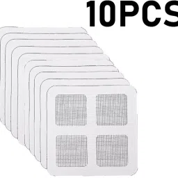 10Pack Drain hair catcher, Shower Drain Sticker Net Stickers Hair Wash Basin-image-24