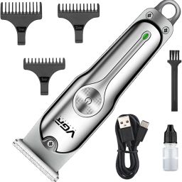 VSS Cordedless Waterproof Rotary Shaver Trimmer 5W Hair Clipper Electric Razor Fully Waterproof Grooming Kit 120 minRuntime 3 Length Settings-image-71
