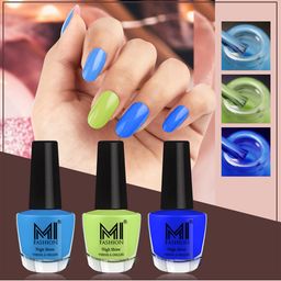 MI FASHION Vernis A Ongles Set Of 3 Bang On High Shine Long Stay Nail Polishes 12 ml each-9