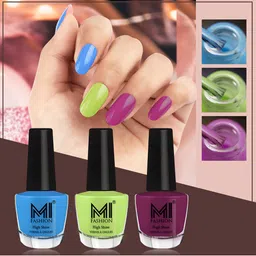 MI FASHION Vernis A Ongles Set Of 3 Bang On High Shine Long Stay Nail Polishes 12ml each-13