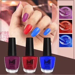 MI FASHION Vernis A Ongles Set Of 3 Bang On High Shine Long Stay Nail Polishes 12ml each-14