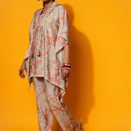 Libas Printed Kaftan Kurta With Trouser image 5