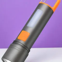 X562 Portable LED Flashlight with Side & Front Beam – Long Battery Life Torch-image-88